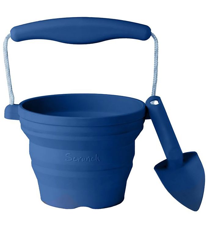 Foldbar Spand M. Skovl   11x9 Cm   Midnight Blue fra Scrunch