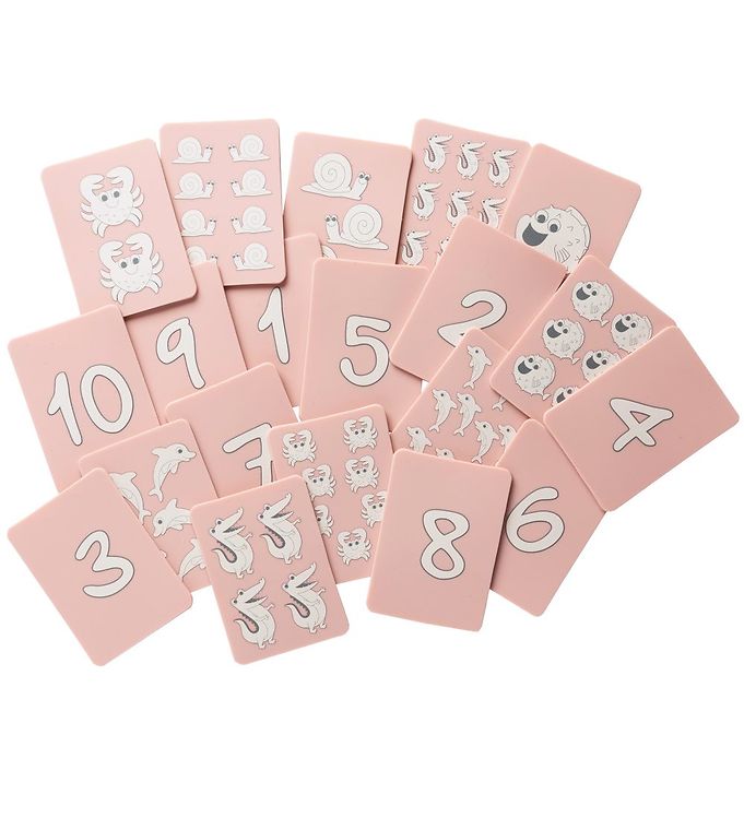 Kort   Silikone   20 Stk   Dusty Rose fra Scrunch