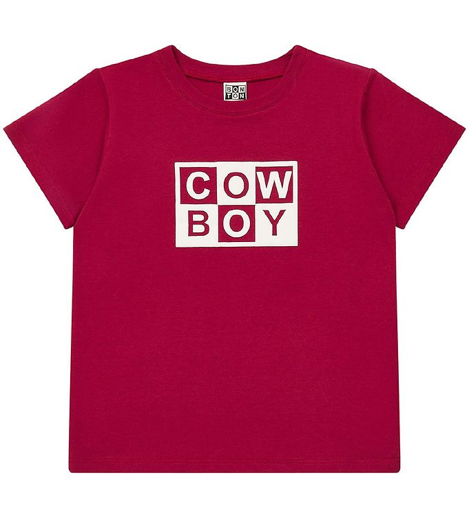T Shirt   Cowboy   Rouge Billy fra Bonton