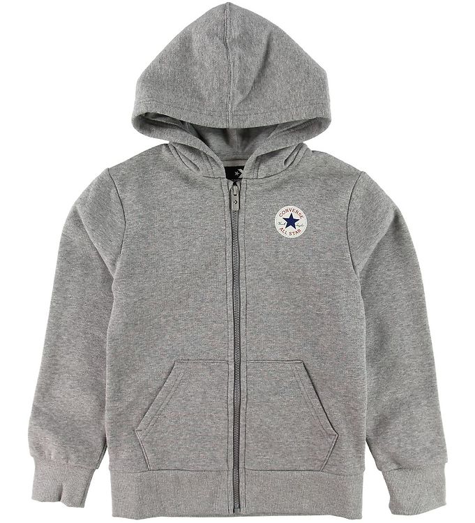 Cardigan   Grey Heather fra Converse