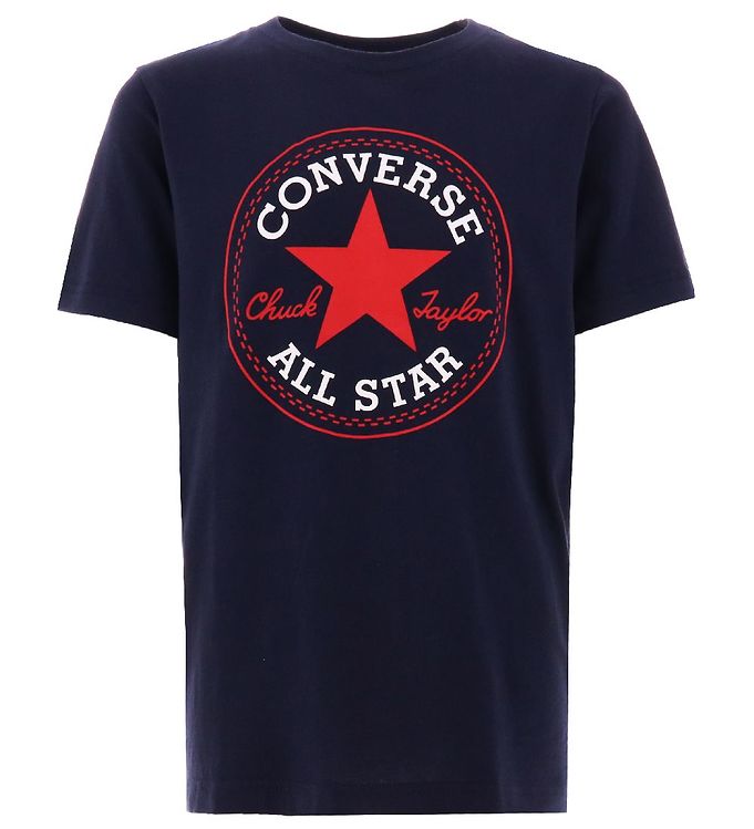 T Shirt   Obsidian Enamel Red fra Converse