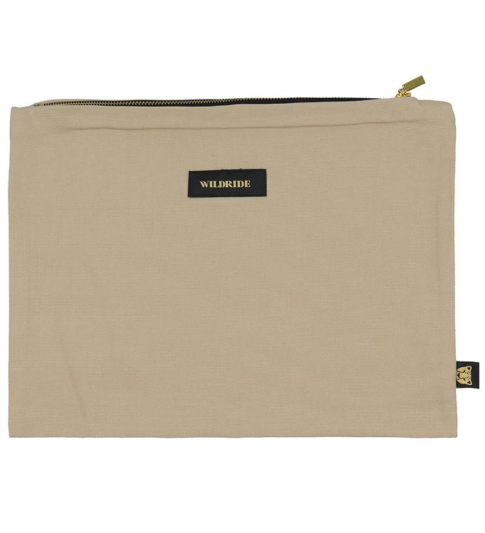 Beige Pouch Taske 35x27 cm fra Wildride – Fantastisk tilbud!