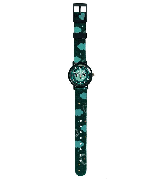 Armbåndsur   Montre Night   Sort Grøn fra Djeco